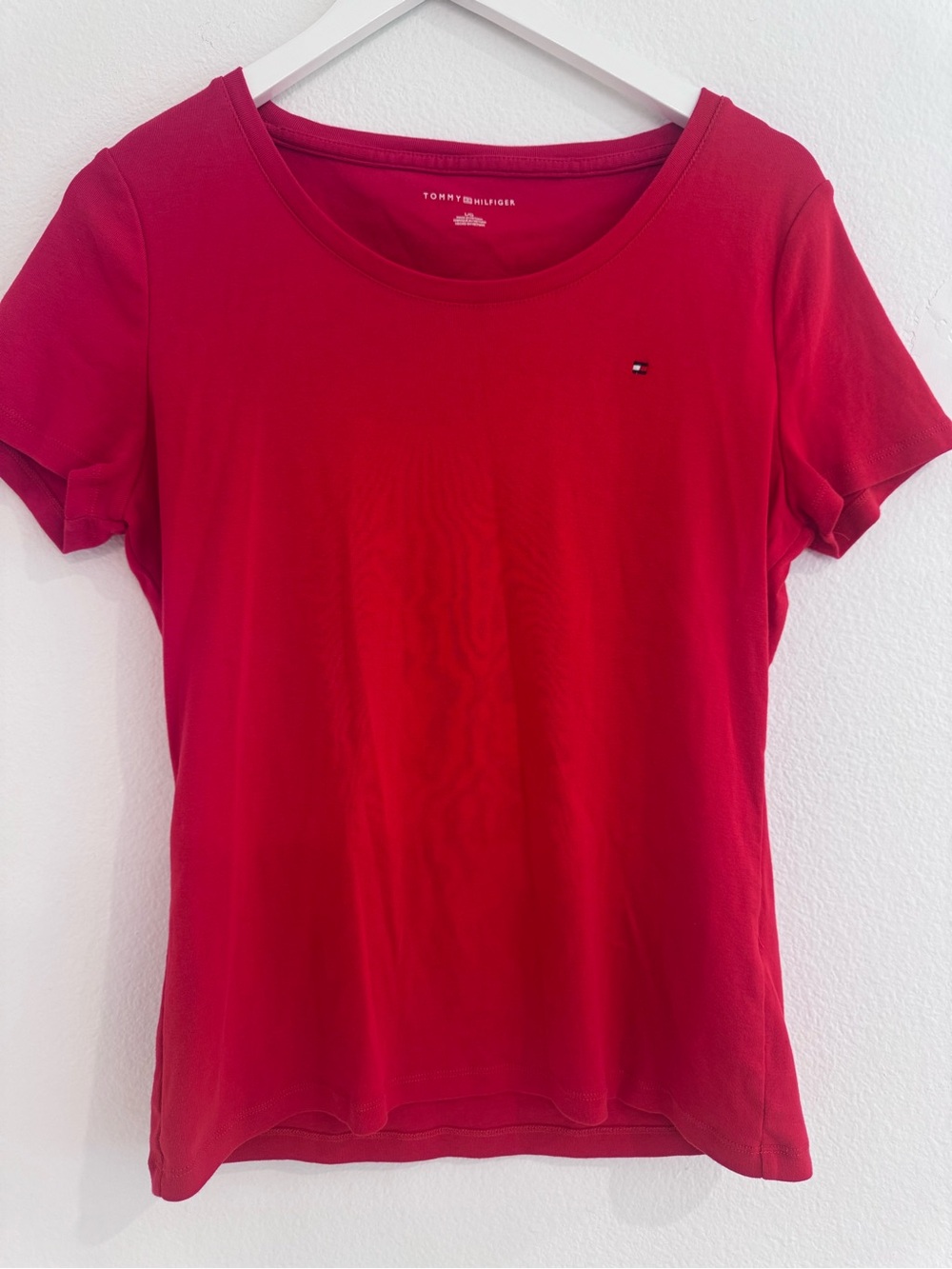 Tommy Hilfiger Red Short-Sleeve Tee